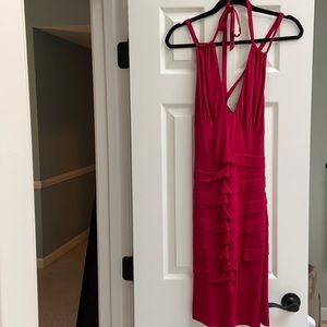 Nicole Miller red cocktail dress